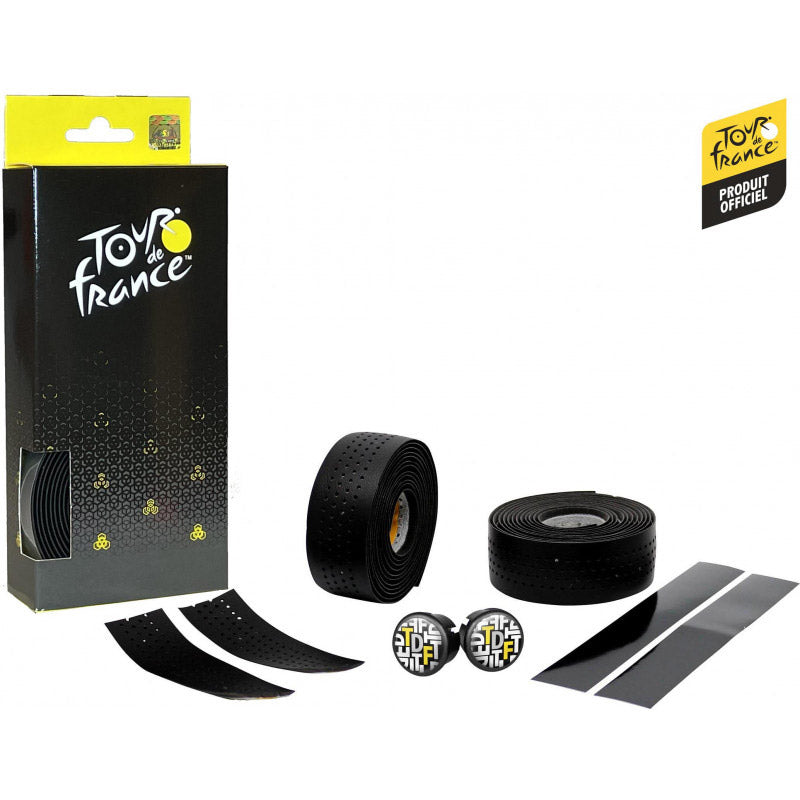 Velox stuurtape Soft geperforeerd TdF zwart (2st)