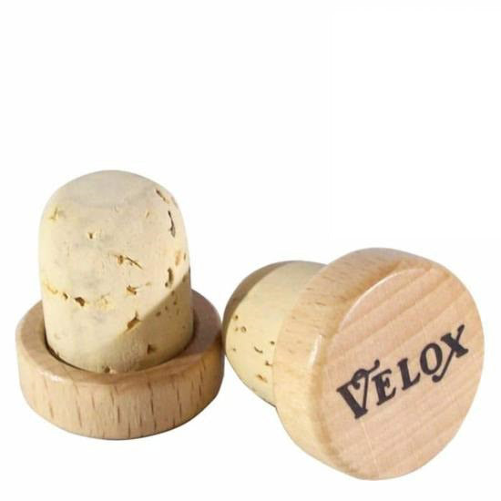 Velox stuurdop hout vintage (2e)