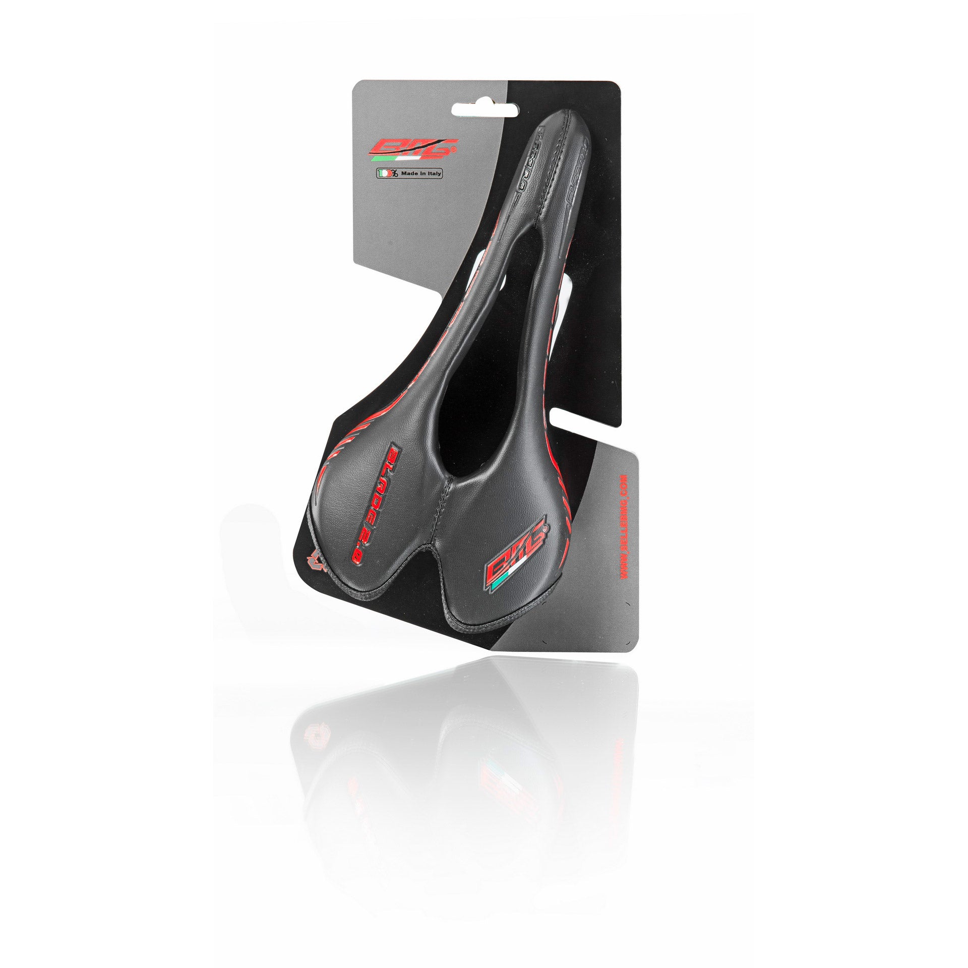 Selle monte grappa monte grappa zadel bmg blade 2.0 zwart rood