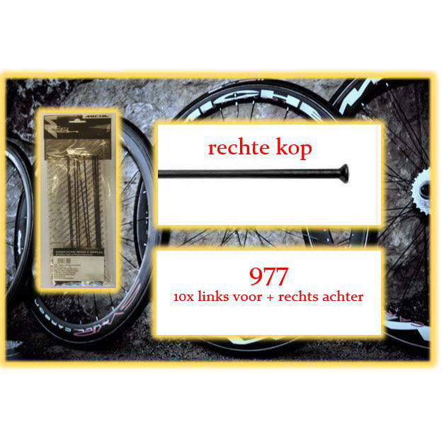 Miche spaak 977 hs 273mm lv+ra zwart (10st)