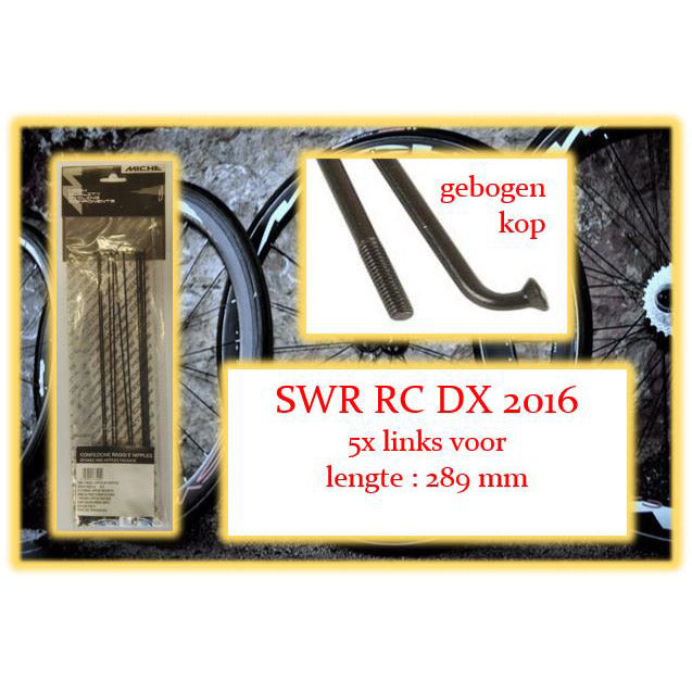 Miche spaak swr fc rc dx 289mm lv zwart (5st)