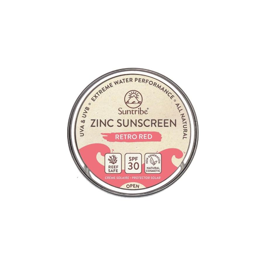Suntribe Zonnebrandcrème Gezicht Sport SPF 30 Retro Rood 15 gr