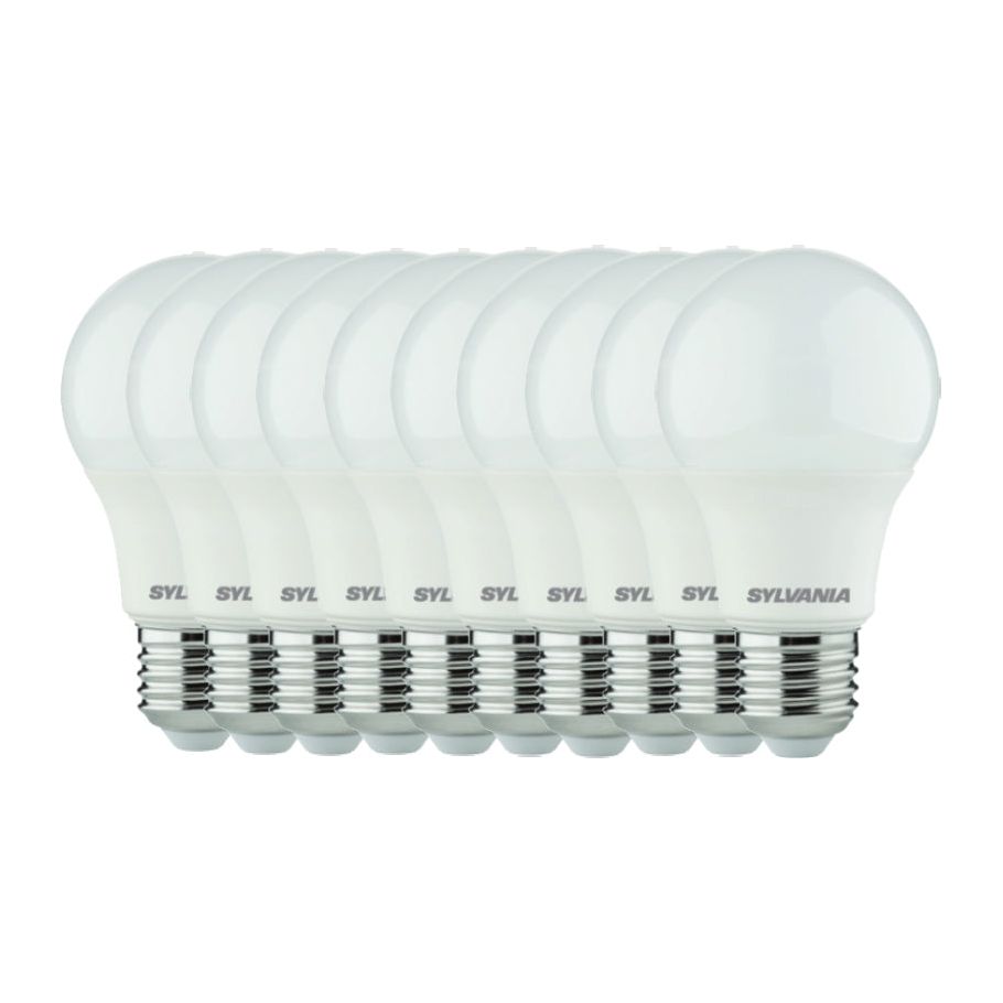 Sylvania Ledlamp E27 806 lm Bol Mat 10 Stuks