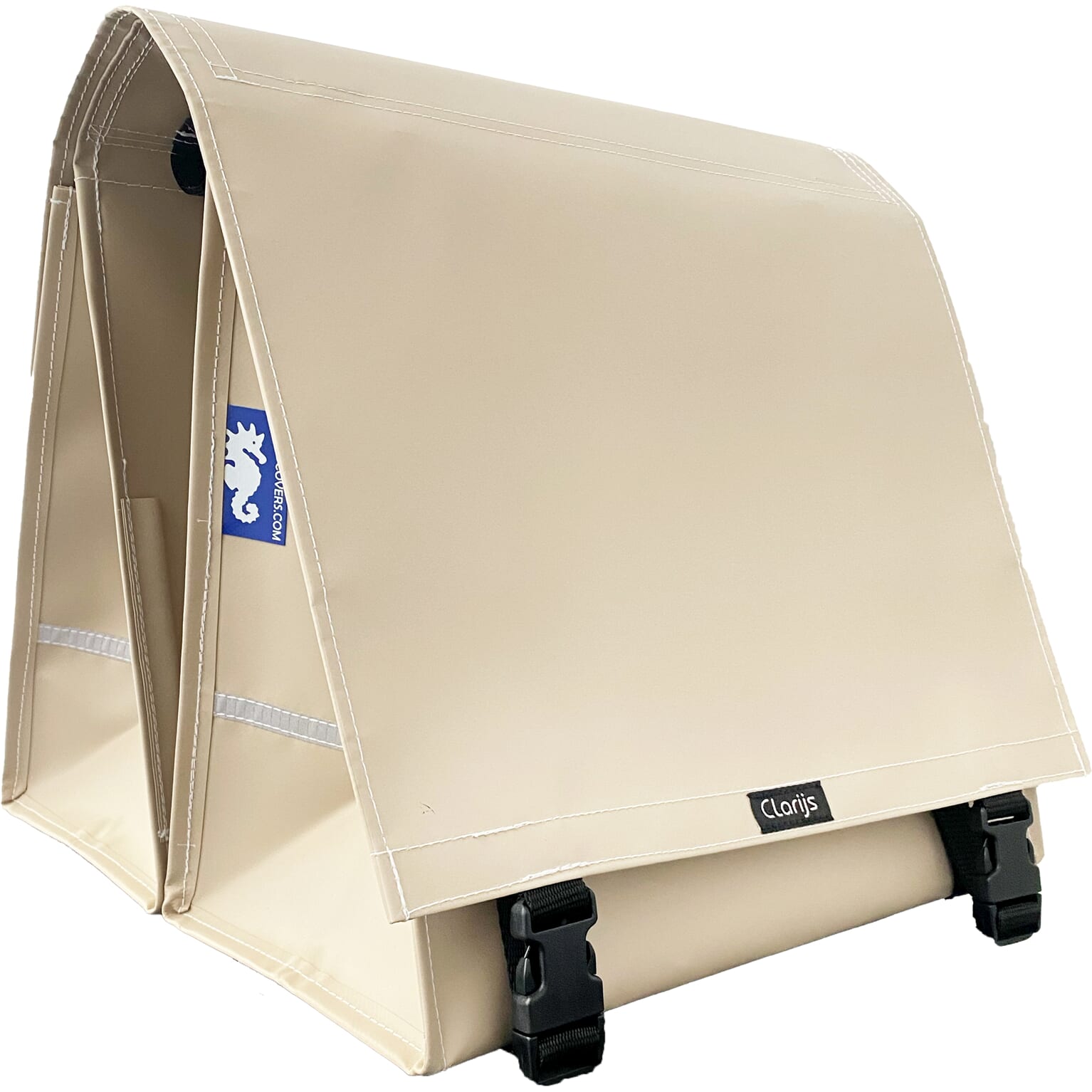 Fietstas dubbel XL PVC 46L mat zand