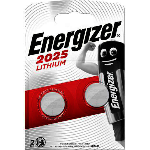 Enerdis Energizer lithium batterij 3V CR2025 blister (2st)