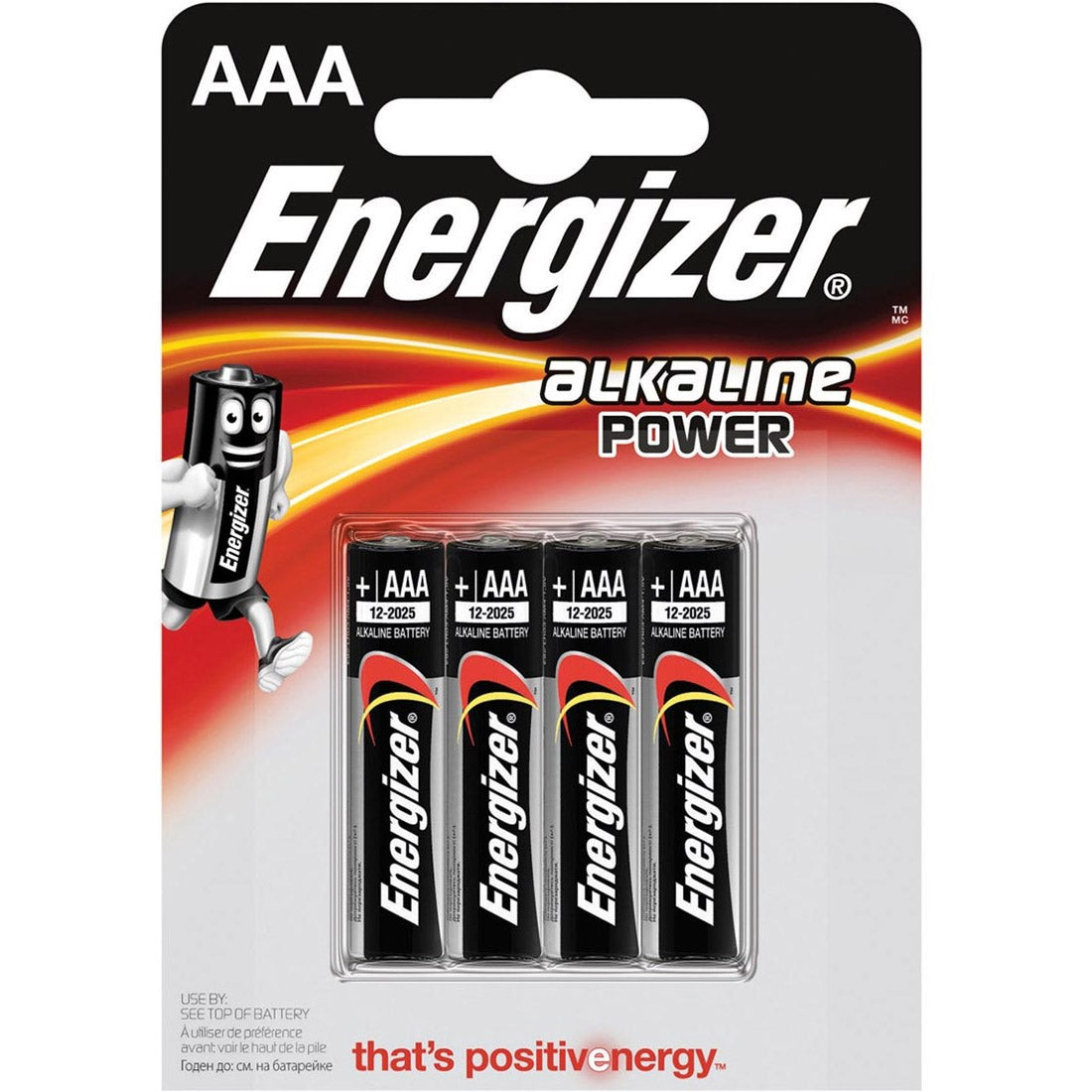 Energizer Power LR03 AAA Blister 4 stuks