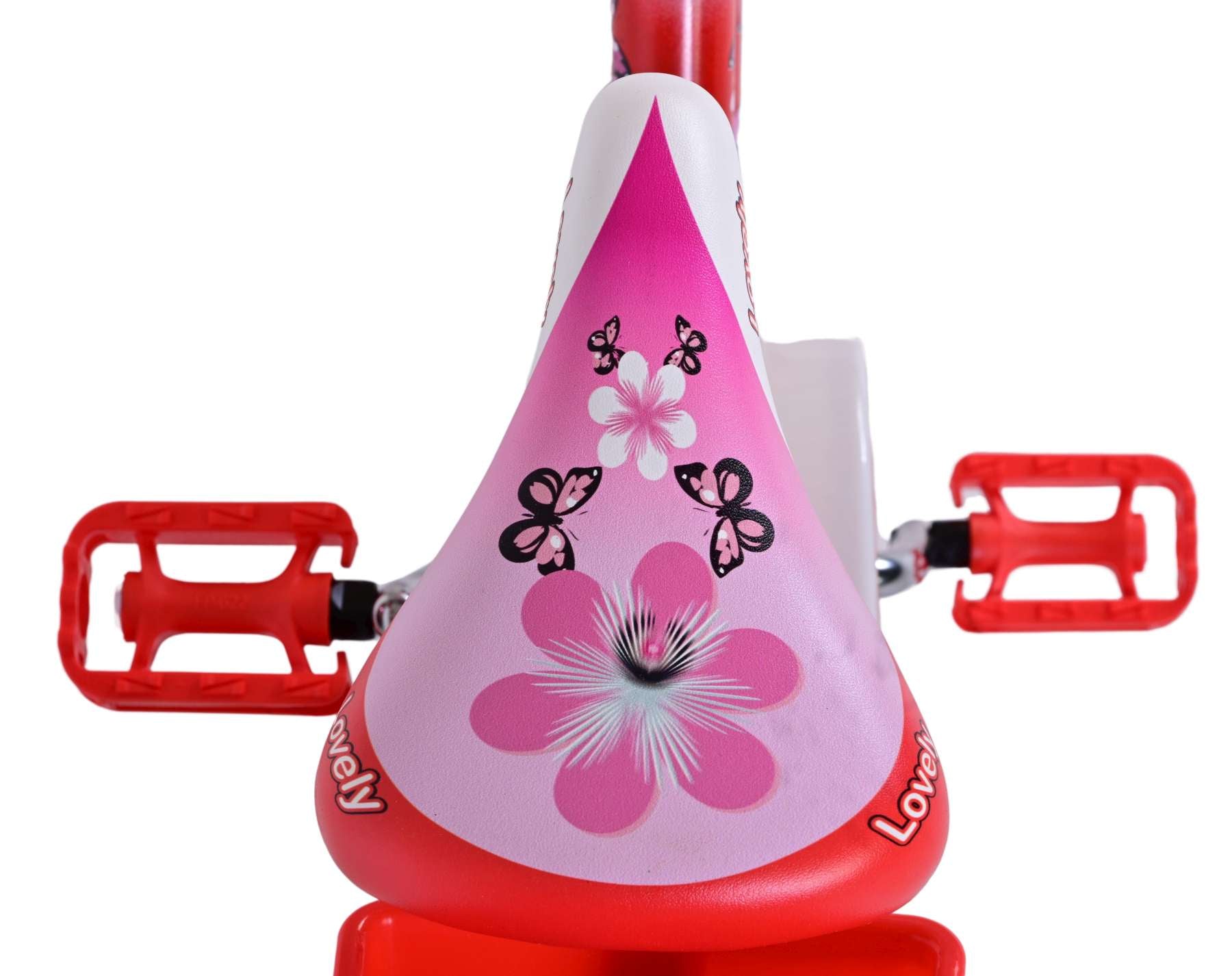 Volare Lovely Kinderfiets - Meisjes - 14 inch - Rood Wit