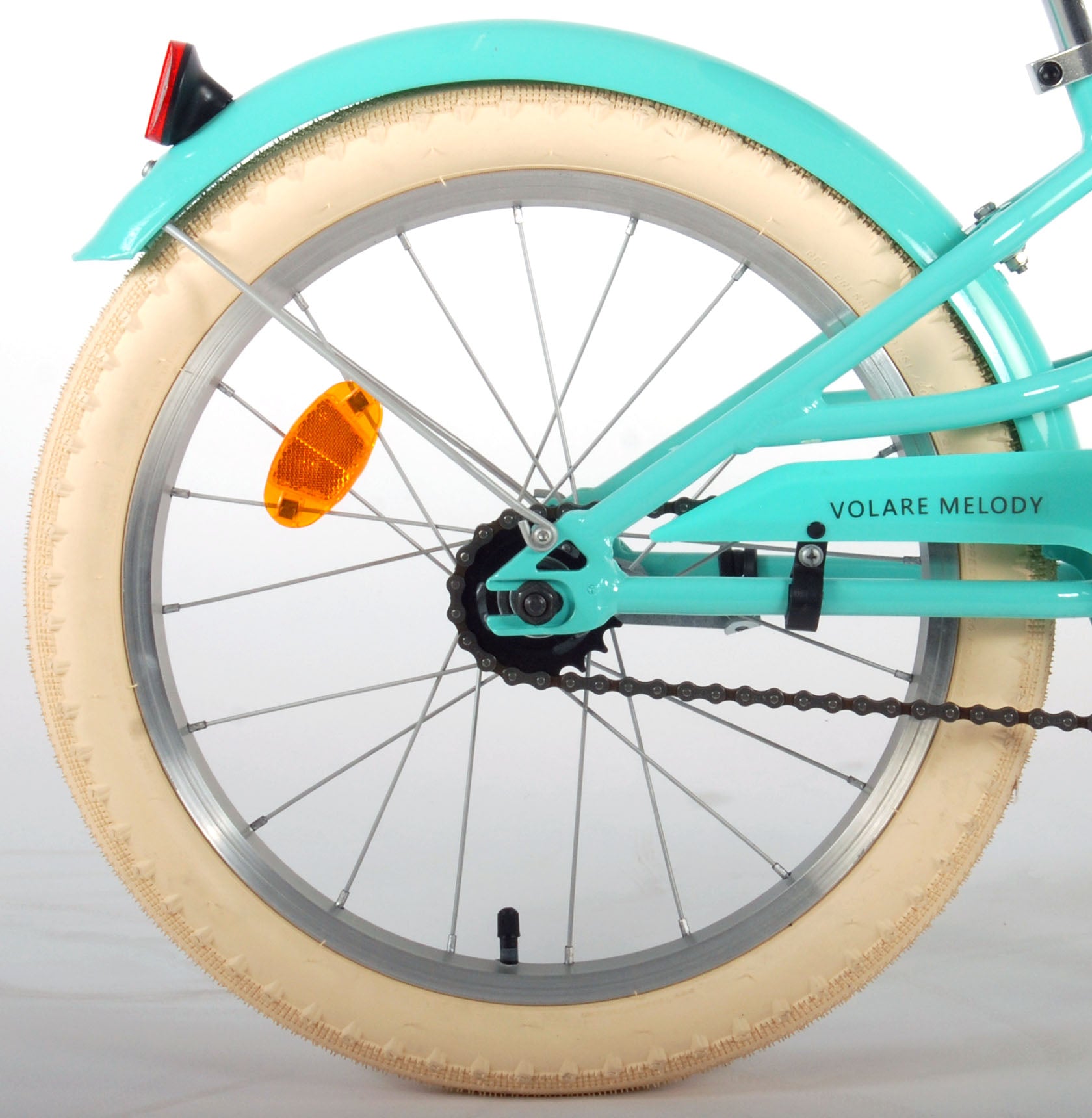 Volare Melody Kinderfiets - Meisjes - 18 inch - Turkoois - Prime Collection