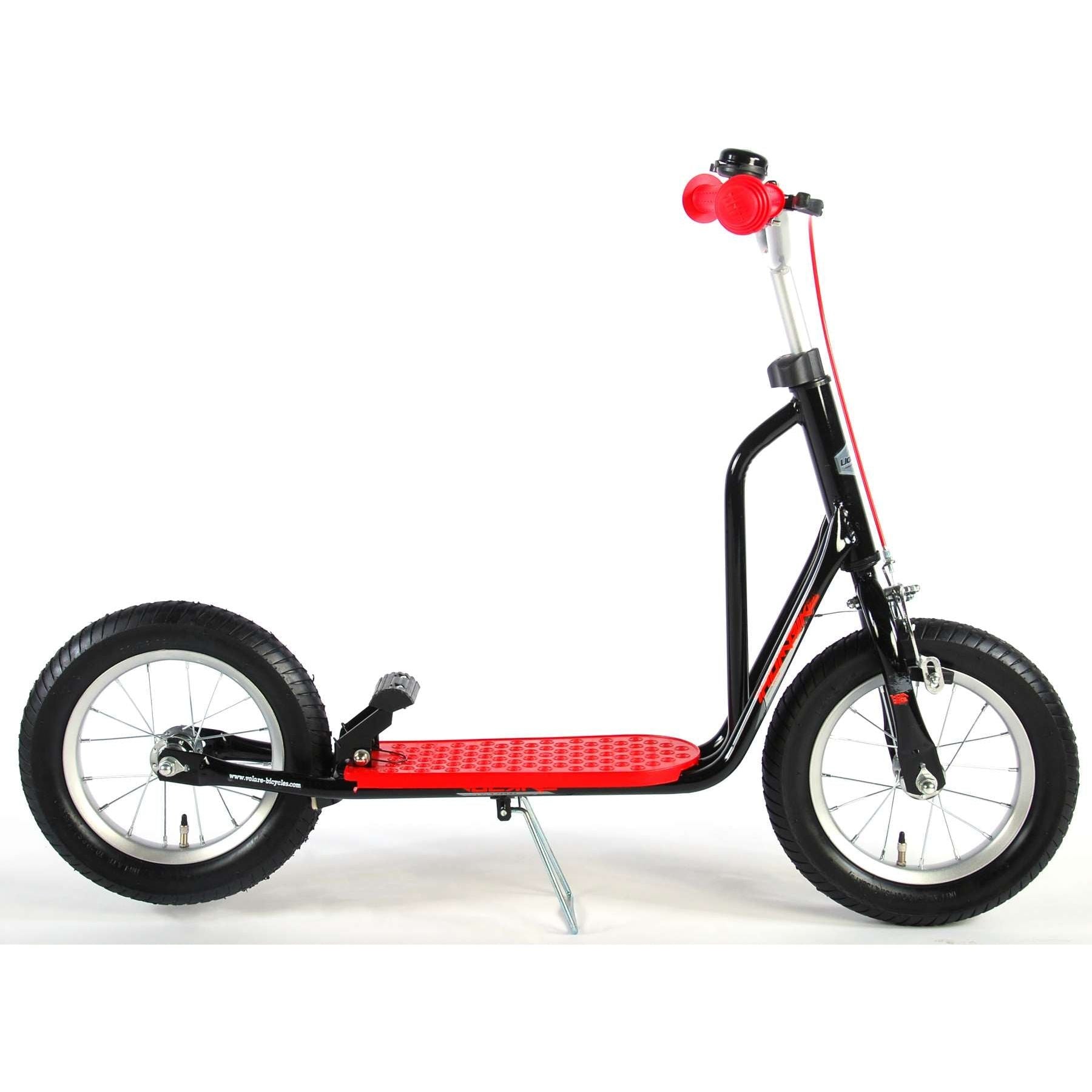 Volare Step - Garçons et Filles - 12 pouces - Noir Rouge