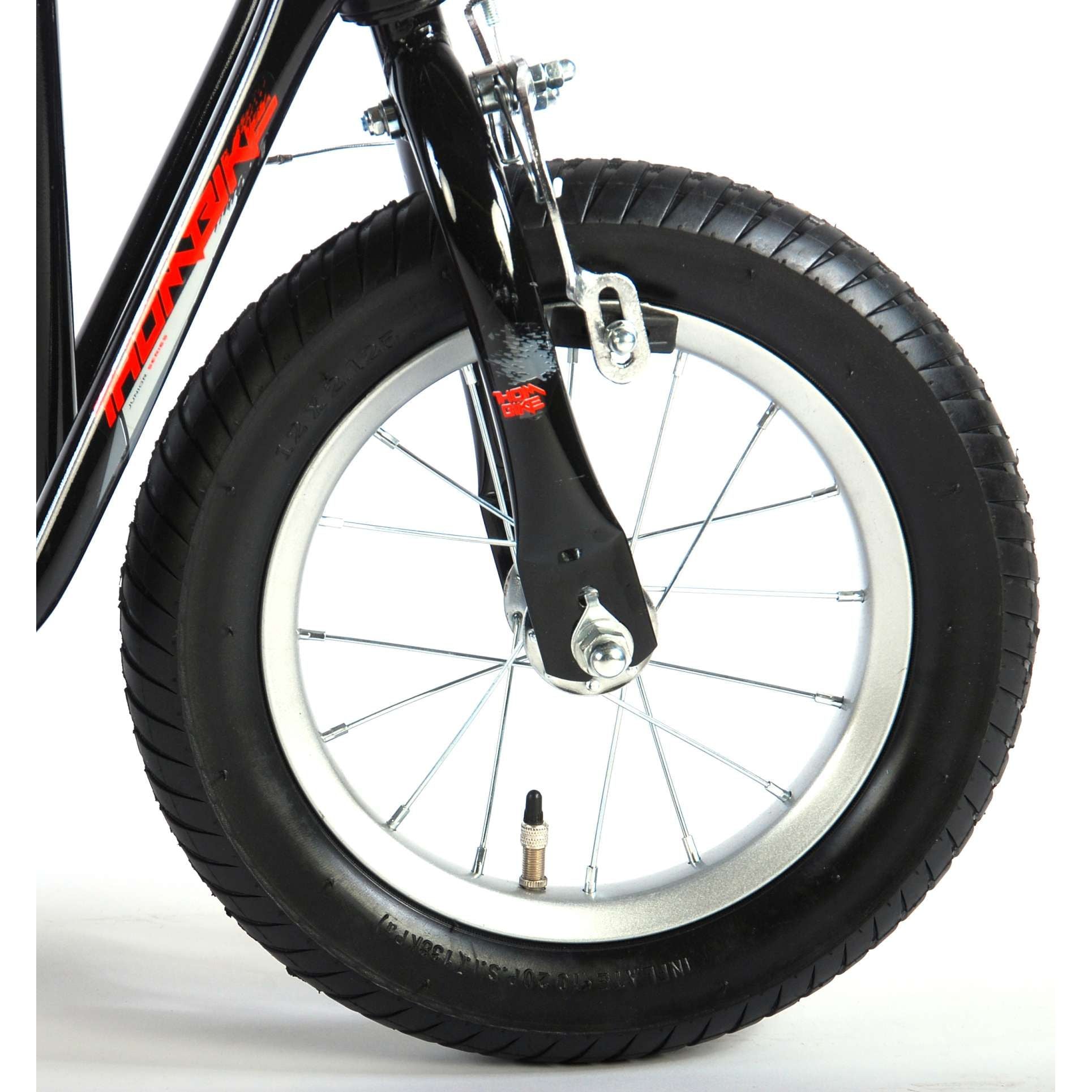 Volare Step - Garçons et Filles - 12 pouces - Noir Rouge