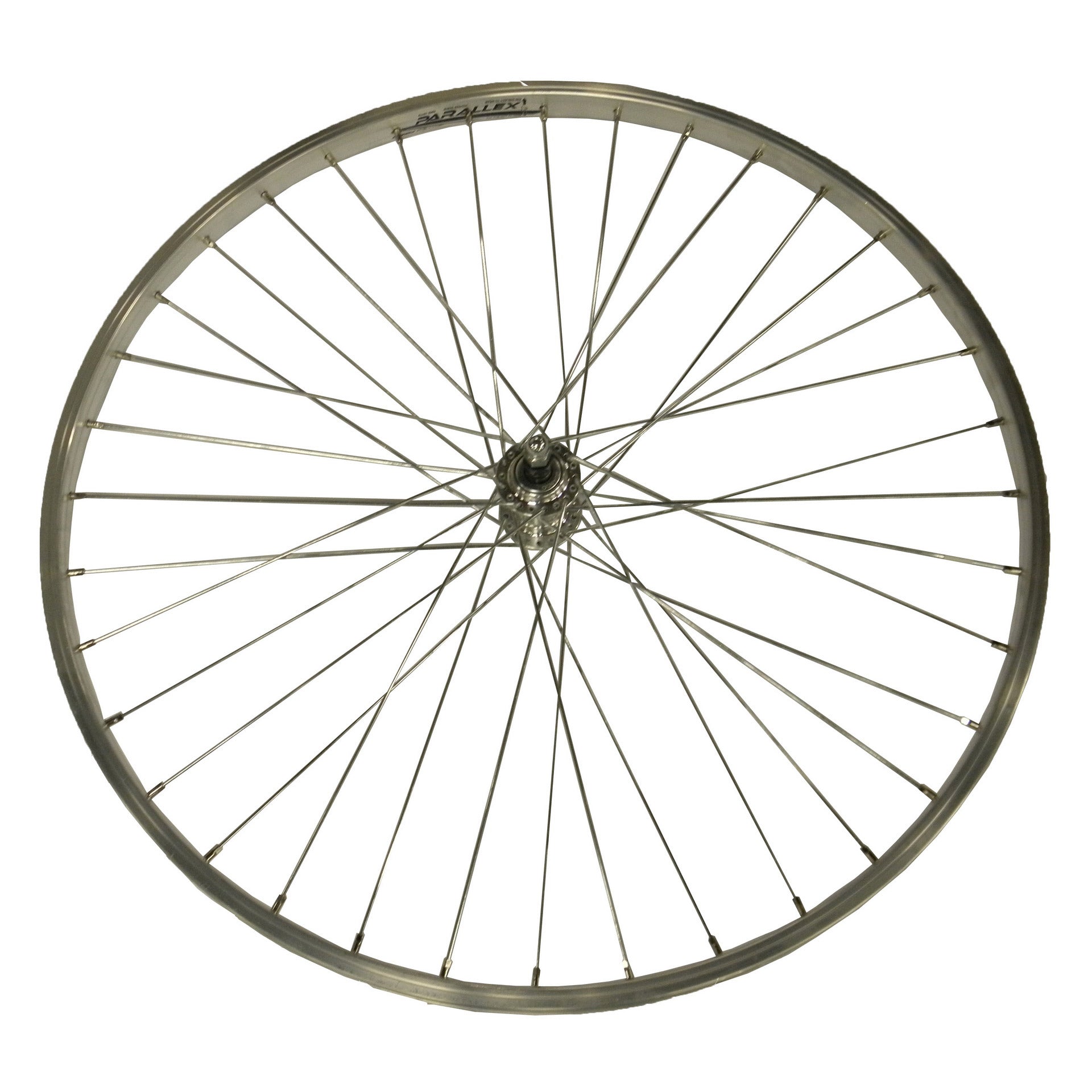 Achterwiel 28-15 8-13 8 622 alu velg Paralex zilver freewh