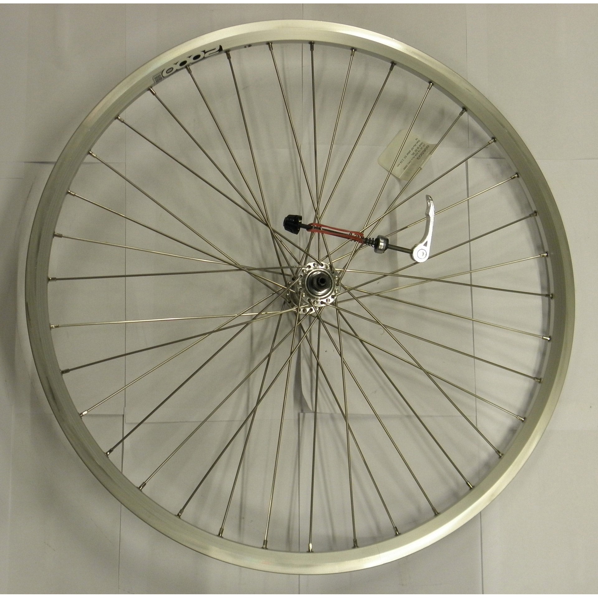 Voorwiel 26-1.75 559 uitval Zac-2000 13 RVS zilver