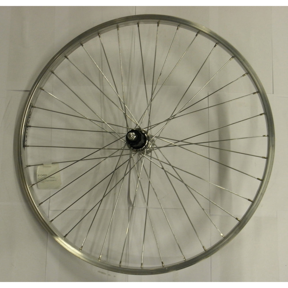 Achterwiel 26-1.75 559 8v cass vast alu velg paralex zilver