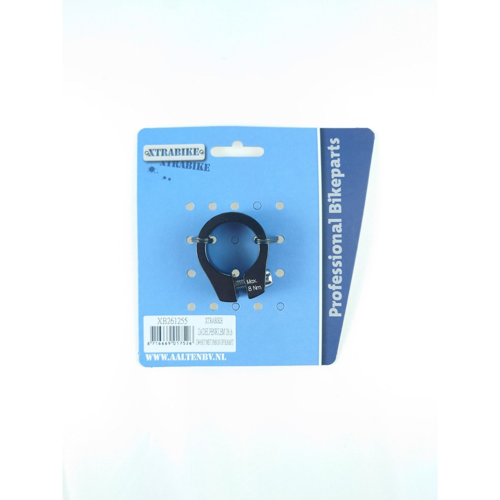 Xtrabike zadelpenklem alu 28.6