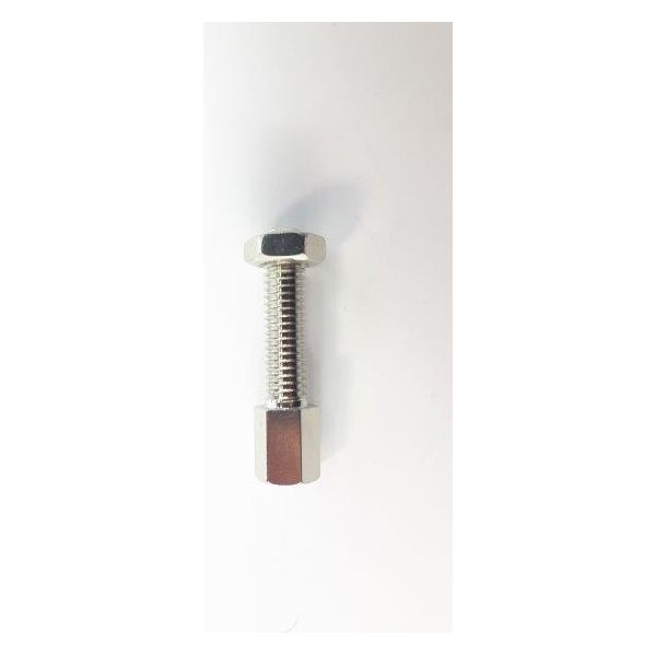 Bofix kabelstelbout m6 messing sleuf per 6