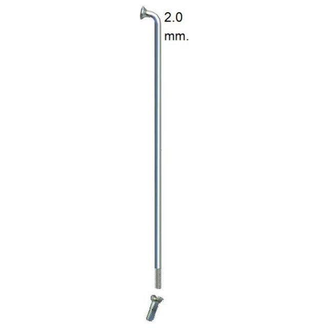 Sapim spaken 14-174 rvs met nippel