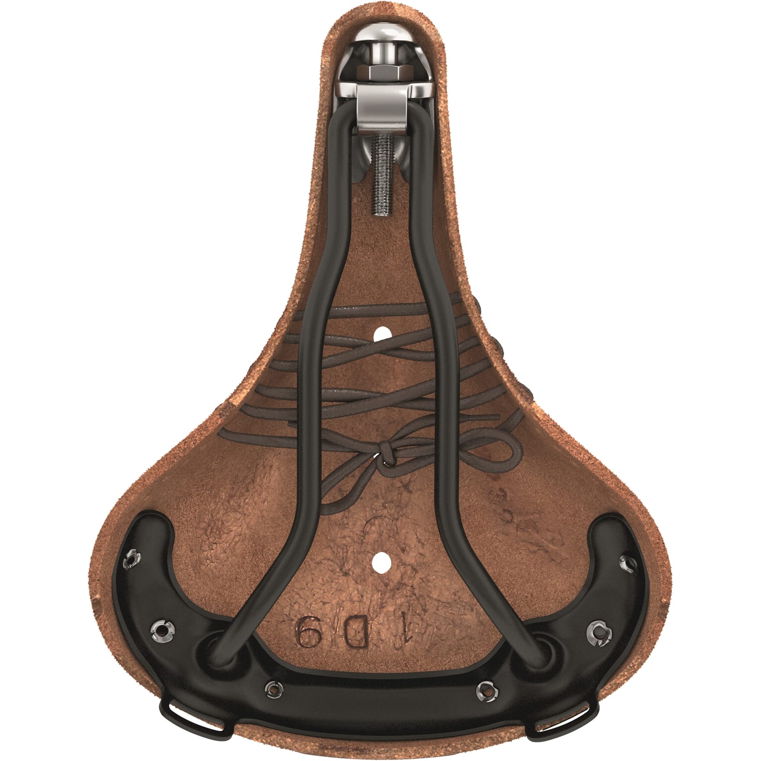 Brooks Zadel B17S Softenet kort donkerbruin