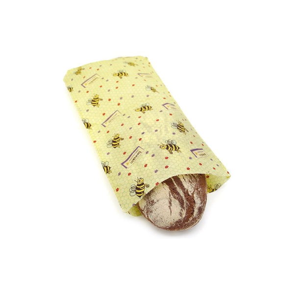 Beeskin Beeswax Lunch Bag Large print