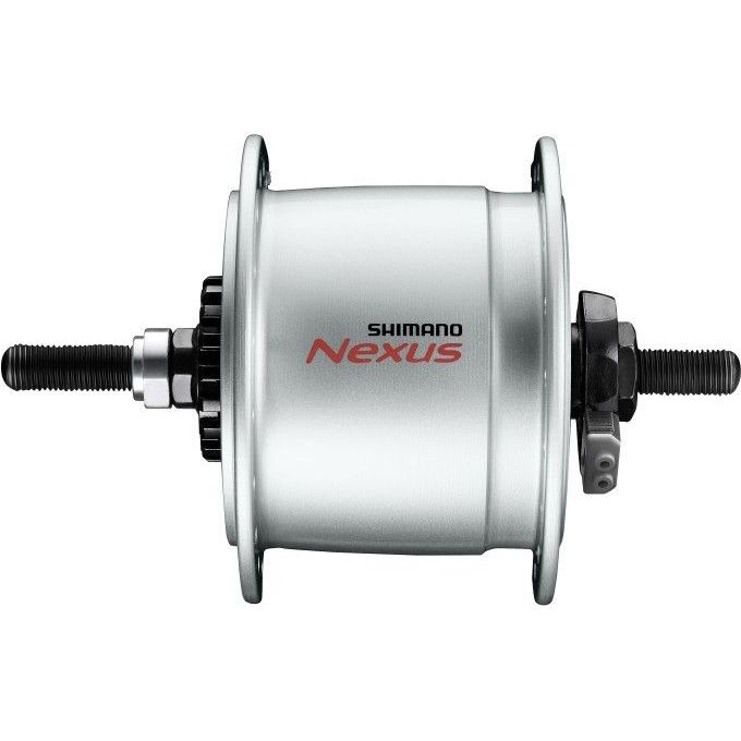 Shimano voornaaf naafdynamo uitval zilver dh-c6000 blister