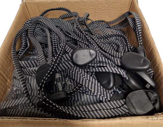 Amk triobinder 28 inch 60 cm zwart - wit partij 100 stuks