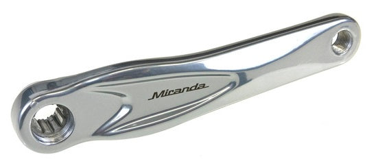 Miranda isis crank bosch 3 rechts 170mm zilver