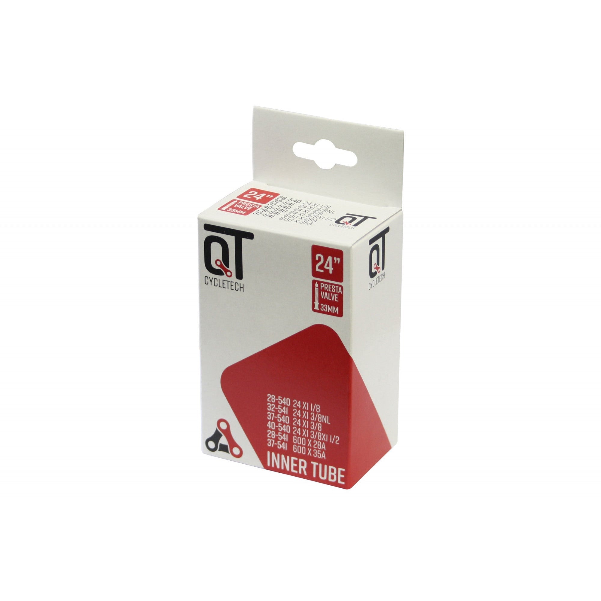 Qt chambre à air sv9 24 pouces 24x13 8 37-540 sv 33 mm 2217366