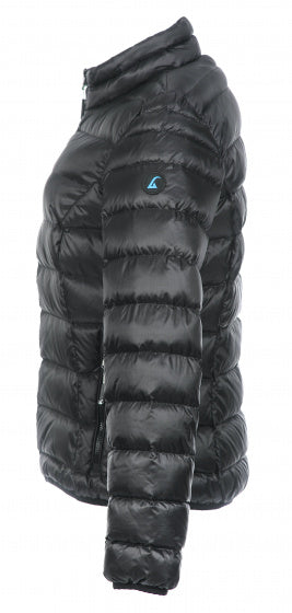 Alvivo Outdoorjack Helsinki dames nylon dons zwart maat 3XL