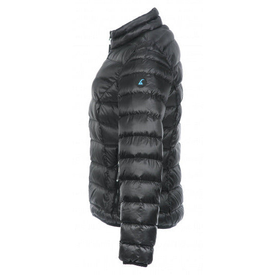 Outdoorjack Helsinki Dames Nylon Dons Zwart maat XS