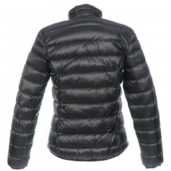 Outdoorjack Helsinki Dames Nylon Dons Zwart maat XS