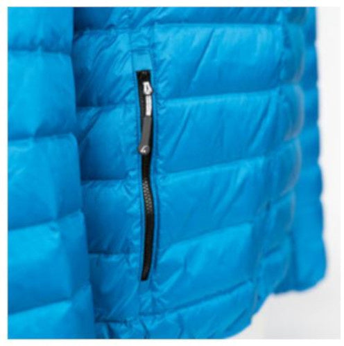 Outdoorjas Glasgow Heren Nylon Blauw Zwart Maat XS