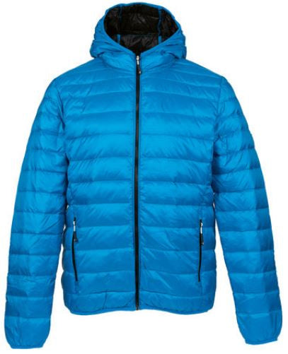 Outdoorjas Glasgow Heren Nylon Blauw Zwart Maat XS