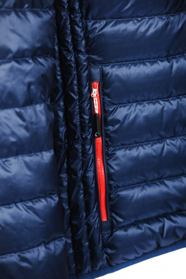 Outdoorjas Workuta Heren Nylon Donkerblauw Rood mt XS