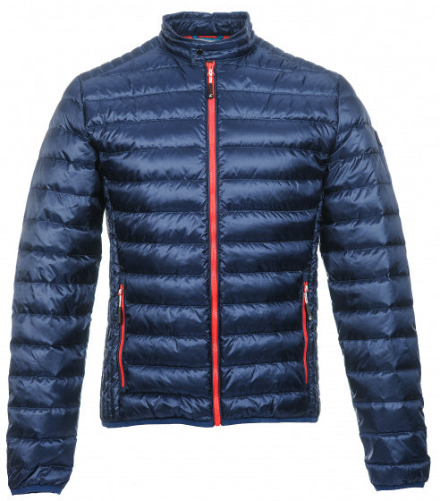 Outdoorjas Workuta Heren Nylon Donkerblauw Rood mt XS