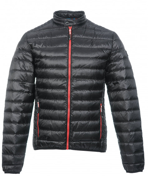 Outdoorjas Workuta Heren Nylon Zwart Rood maat XS