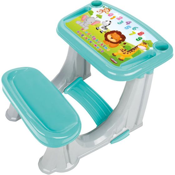 Smart speelbureau turquoise grijs