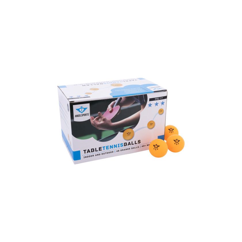 TT ballen 3 ster competitie 40 mm 48 stuks oranje