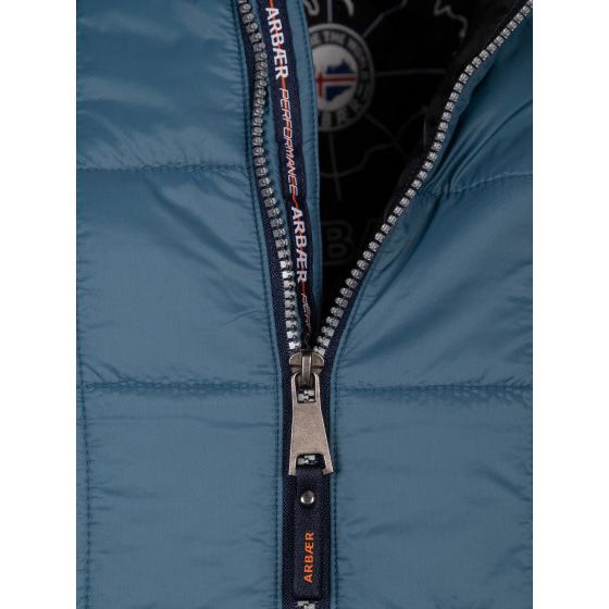 Aaron Padded Jacket Heren Jeansblauw Maat XL