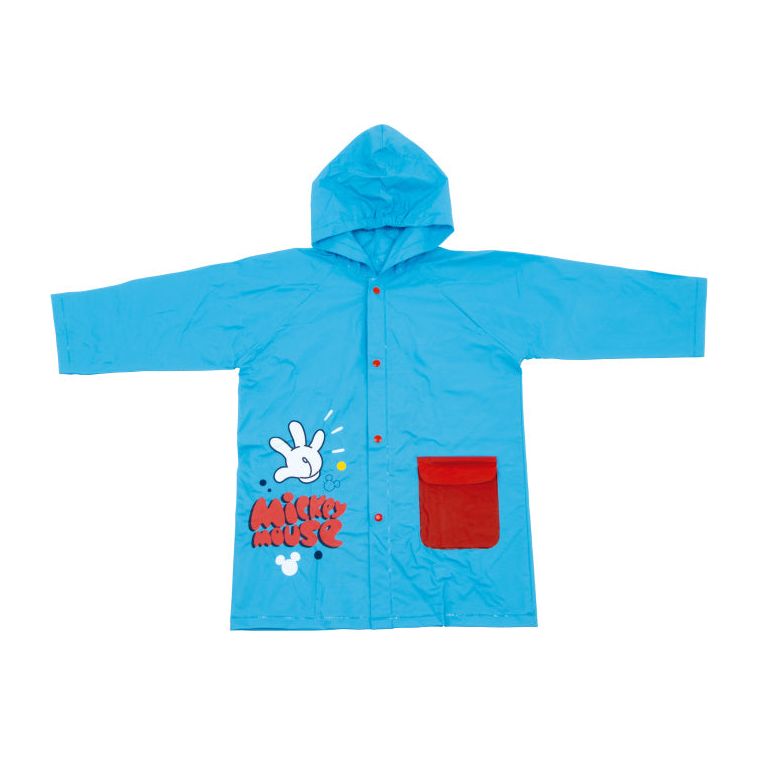 Regenjas Mickey Vandaag is de dag Lichtblauw 6 jaar