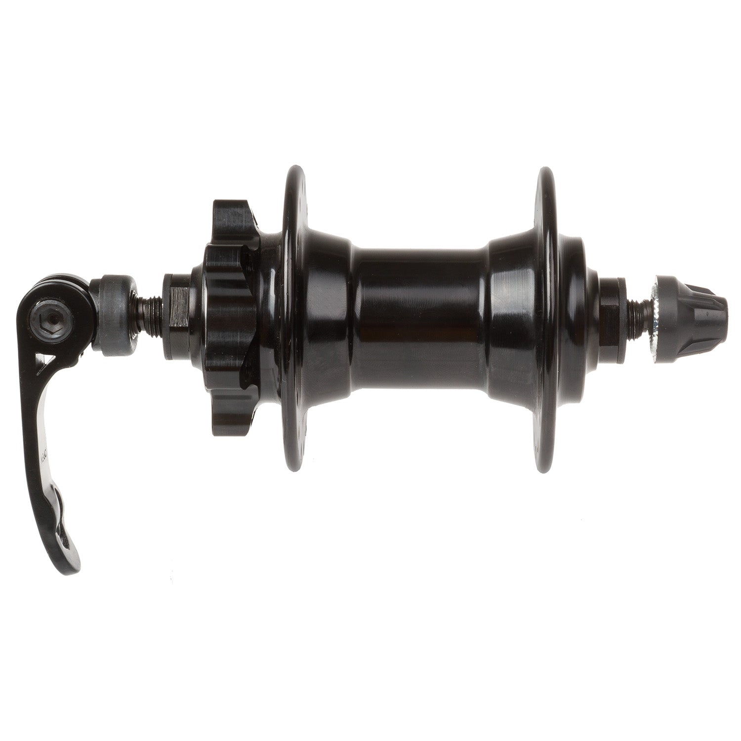 Moyeu avant Kgs noir brillant 36 trous disque 6 boulons défaillant