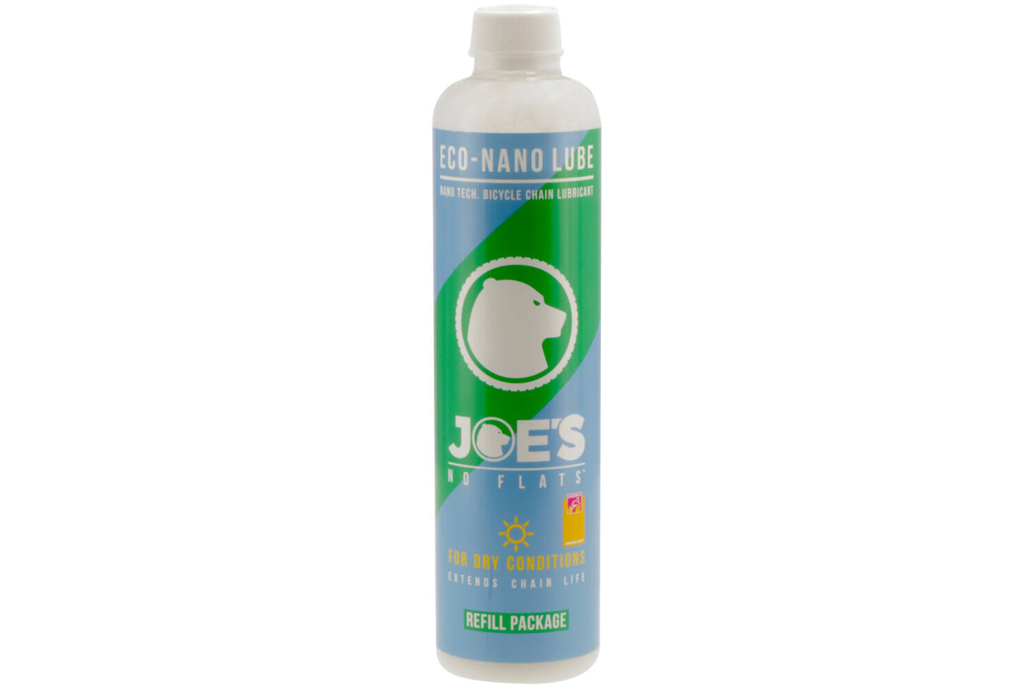 Joe's no flats - eco nano glijmiddel 500ml (druppelfles) voor droge condities