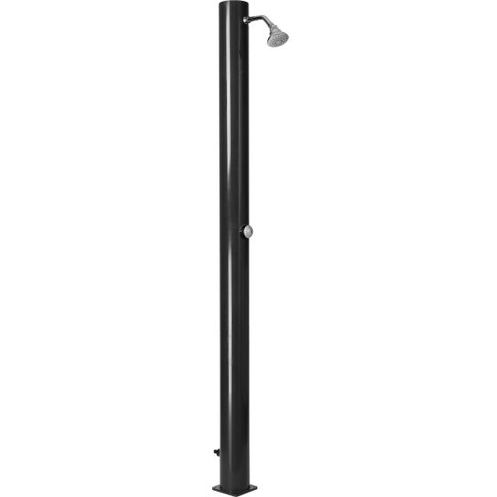 Blue bay Buitendouche solar recht 20 liter zwart