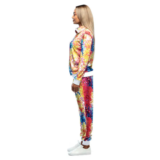 Boland Disco babe trainingspak dames multicolor maat M