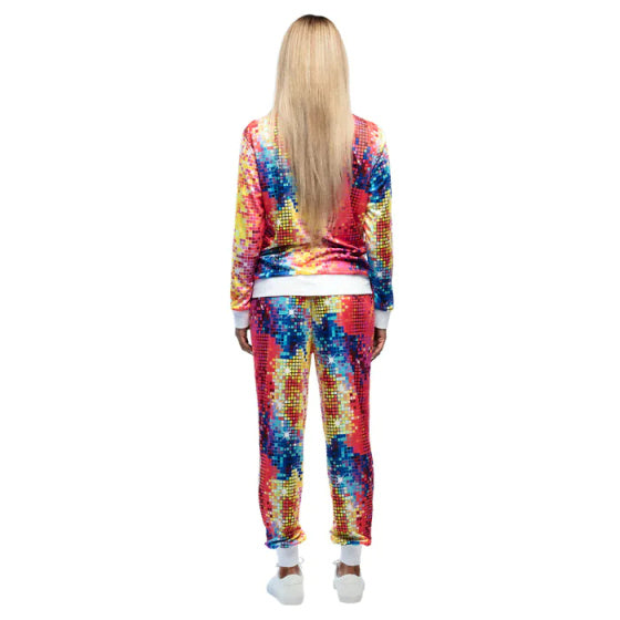 Disco Babe Trainingspak Dames Veelkleurig maat M