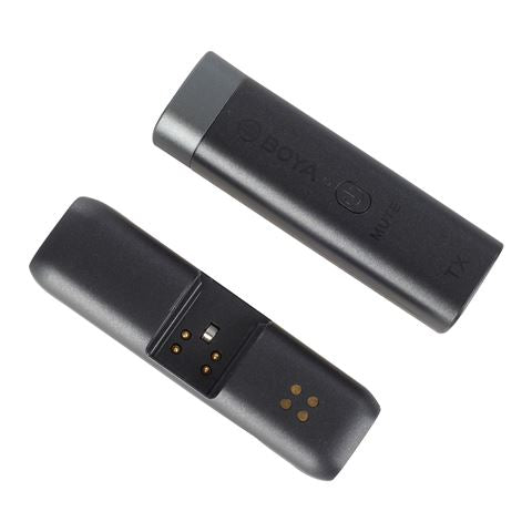 Microphone à pince à cravate Boya 2,4 GHz sans fil BY-WM3D pour iOS