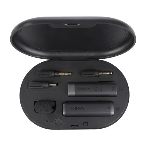 Microphone à pince à cravate Boya 2,4 GHz sans fil BY-WM3U pour USB-C