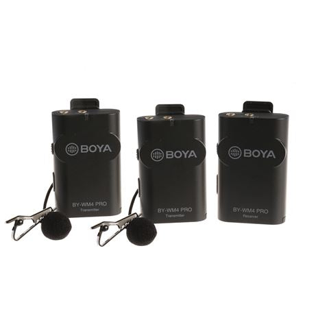 Boya 2.4 GHz Duo Lavalier Wireless Microphone BY-WM4 Pro-K2