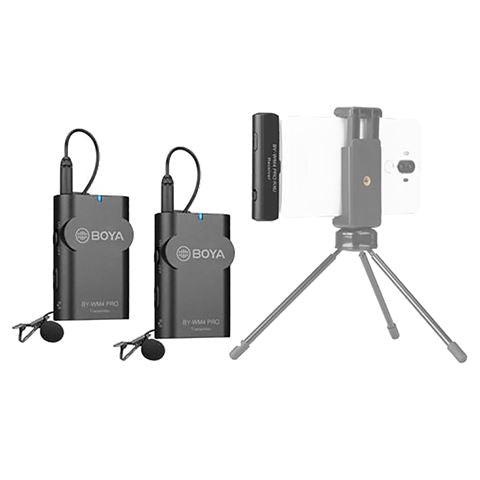 Boya 2.4 GHz Duo Lavalier Microphone Sans Fil BY-WM4 Pro-K6 pour Android
