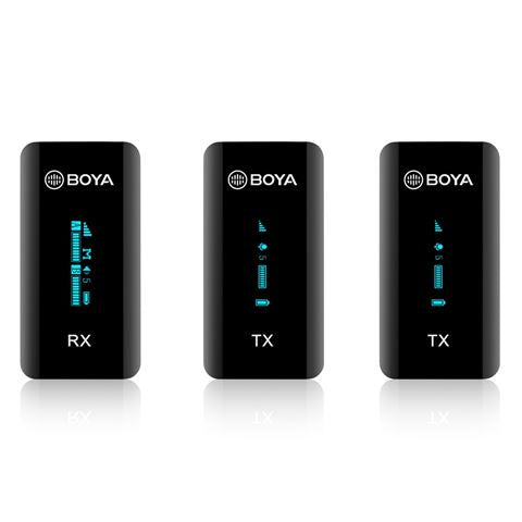 Microphone sans fil ultra-compact Boya 2,4 GHz BY-XM6-S2