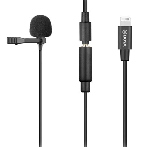 Micro-cravate à pince Boya BY-M2 pour iOS