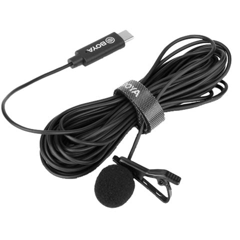 Micro-cravate à pince Boya BY-M3 pour USB-C